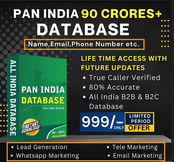 PAN India 90 Crore+ Database